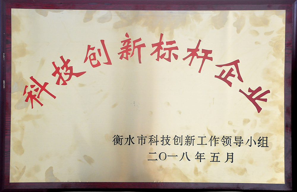 丰泽股份荣获“科技创新标杆企业”荣誉称号